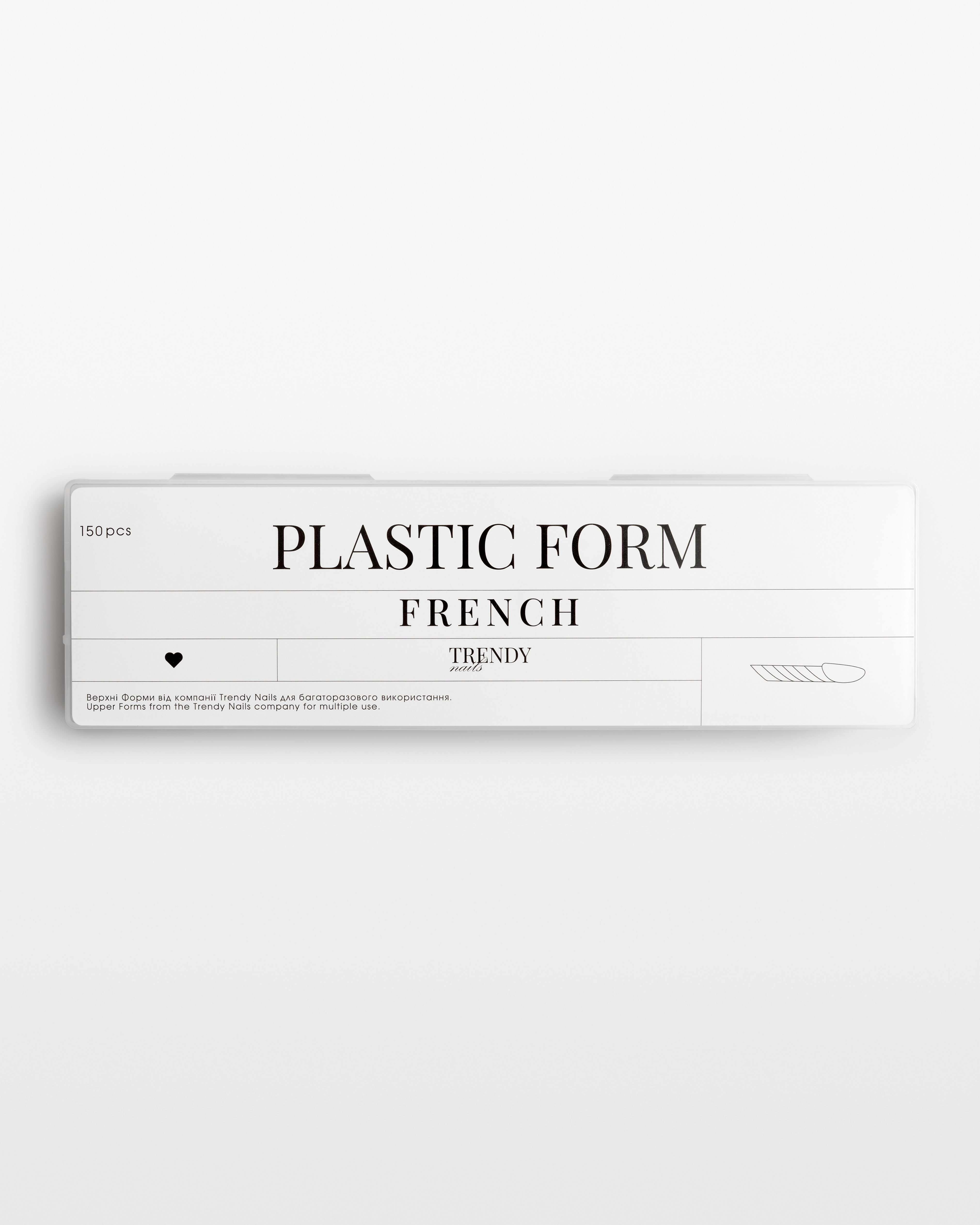 Upper Plastic Form (150 pcs) FRENCH