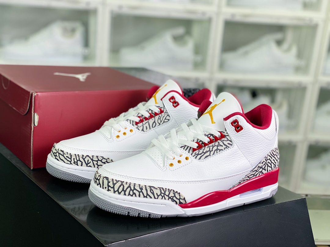 Nike Air Jordan 3 Retro”Cardinal Red” CT8532-126