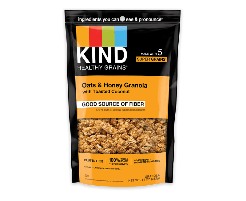 Oats & Honey Granola with Toasted Coconut, (6 bags / box )