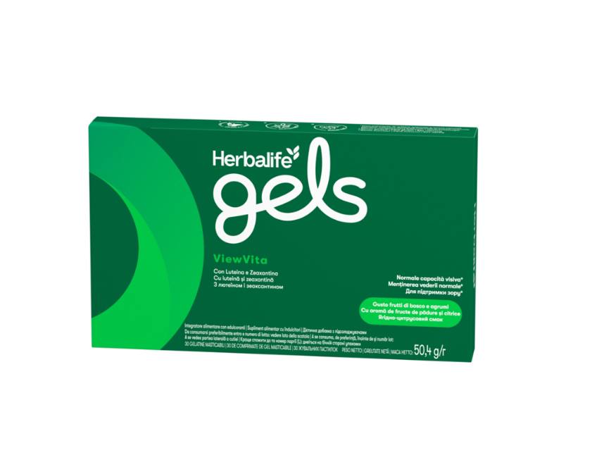 Herbalife Gels ViewVita (В'ю Віта) жувальні пастилки для ПІДТРИМКИ ЗОРУ 