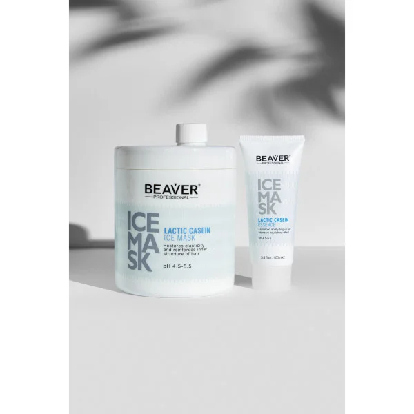 Маска для інтенсивного відновлення пошкодженого волосся на основі молочного казеїну 1 л + 100 мл