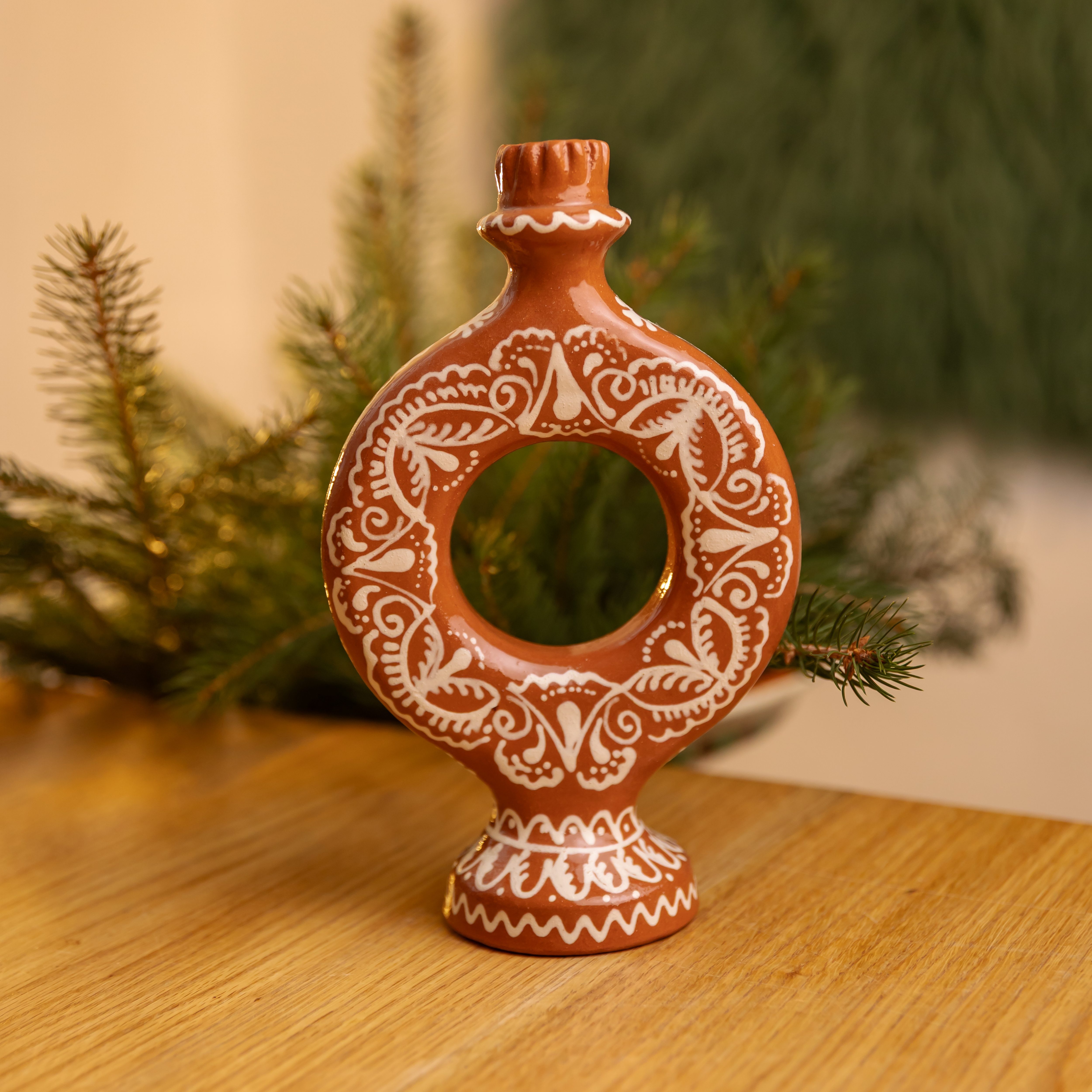 Свічник "Річка", 21 см