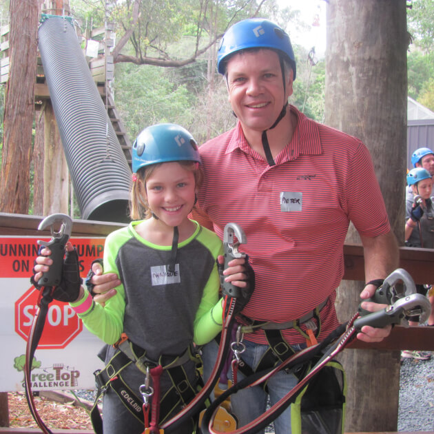 September 9-11, 2022 guided "Fathering Girls"‎ Father and Daughter Camp at QCCC Tamborine, Mount Tamborine, in the Gold Coast hinterland, South-East Queensland