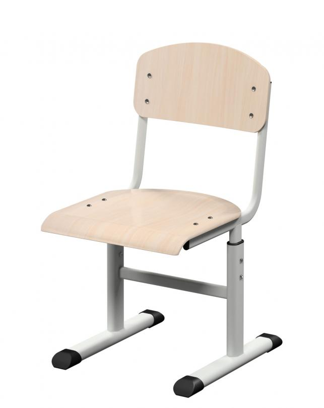 Стілець учнівський Т-подібний, з анатомічним сидінням, рост. гр. №4-7, каркас посилений плоскоовальною трубою KOMODO