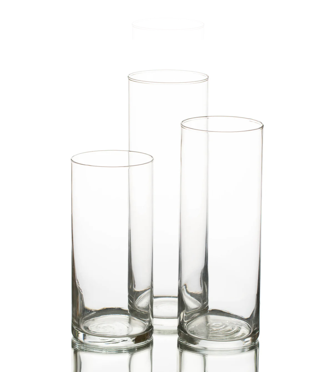 Clear Glass Cylinder Vases