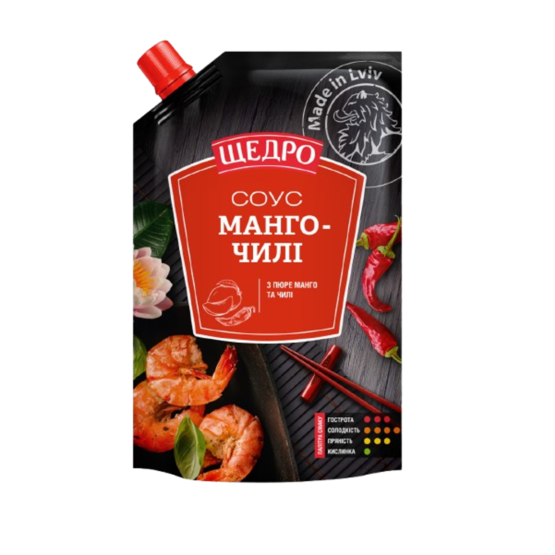 🇺🇦 "SCHEDRO" Salsa mango-chili, 200 g.