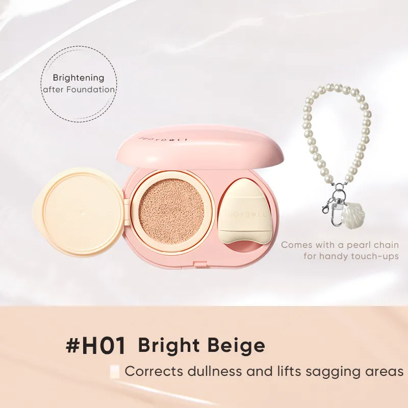 Judydoll - Little Pearl Highlighting Cushion | Кушон для обличчя #H01 Bright Beige