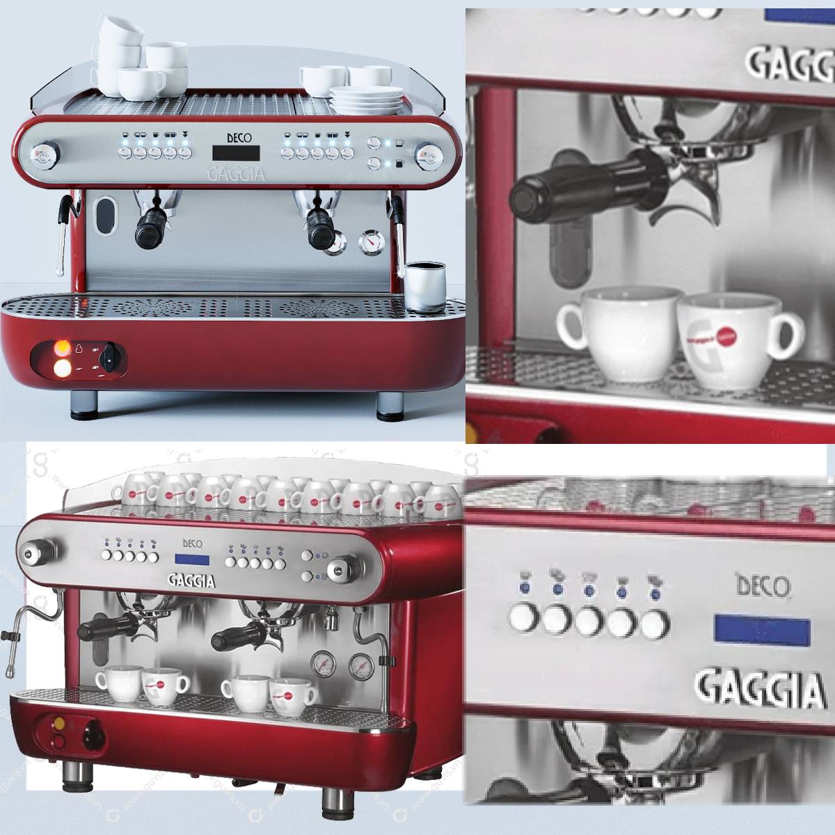 Эспрессо-кофемашина Gaggia Deco D- сучасна професійна кавомашина для приготування напоїв з зернової кави.-copy