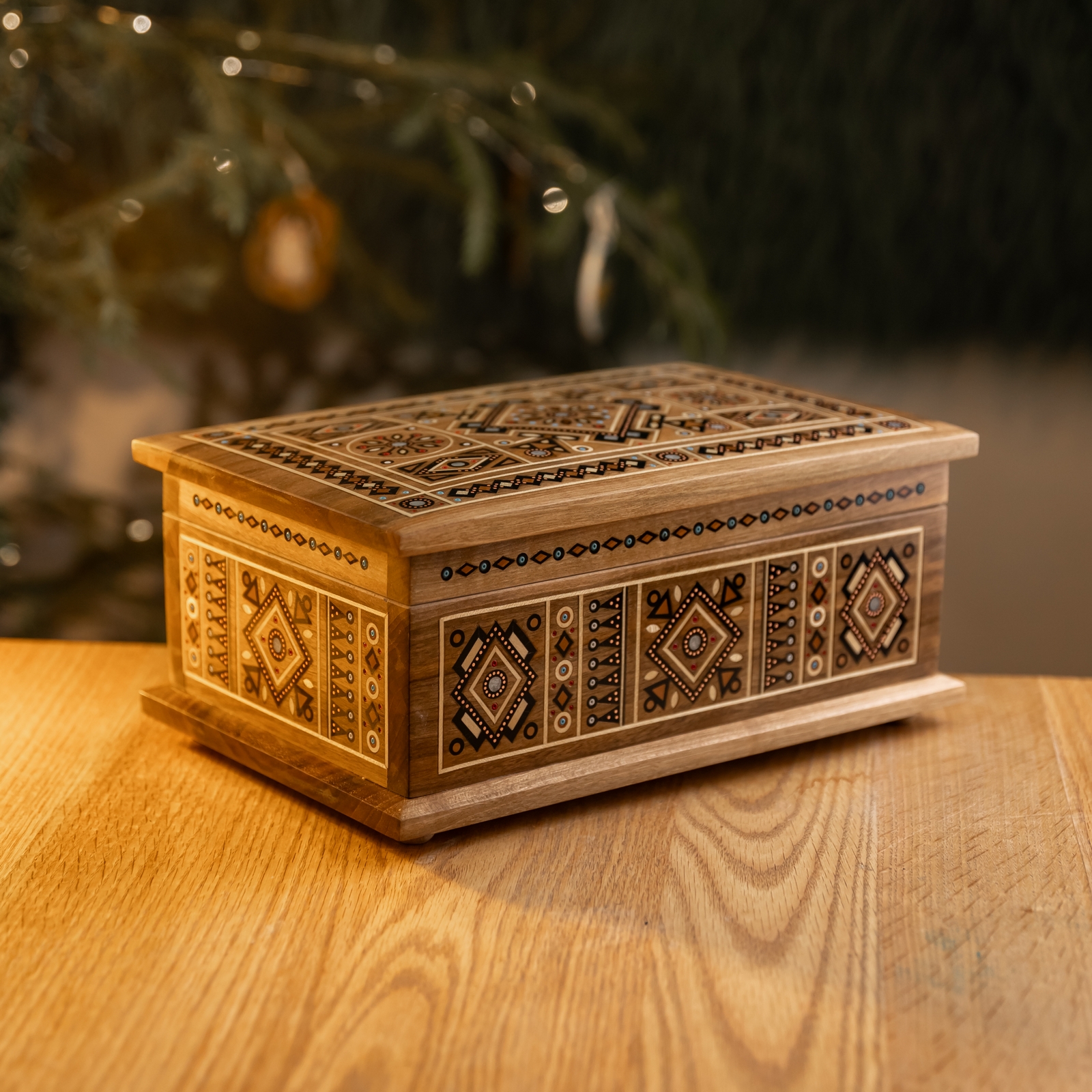 Інкрустована скриня, 30*20*13 см