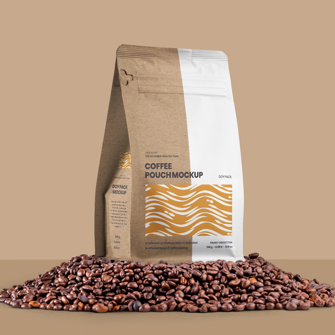 10 Coffee Bag Doy Pack Mockups