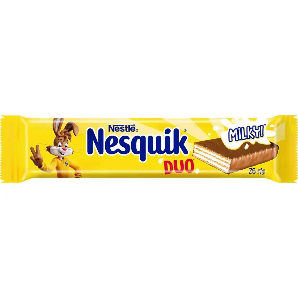 Вафлі Nesquik у молочному шоколаді