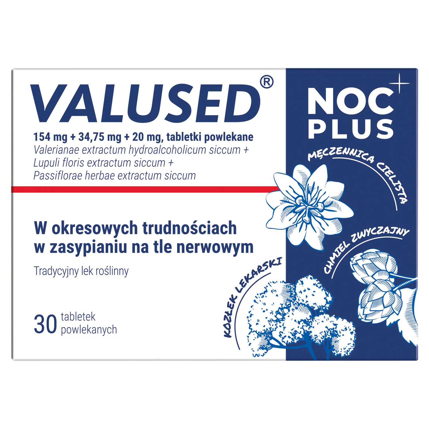 Valused Noc Plus від безсоння - 30 таблеток