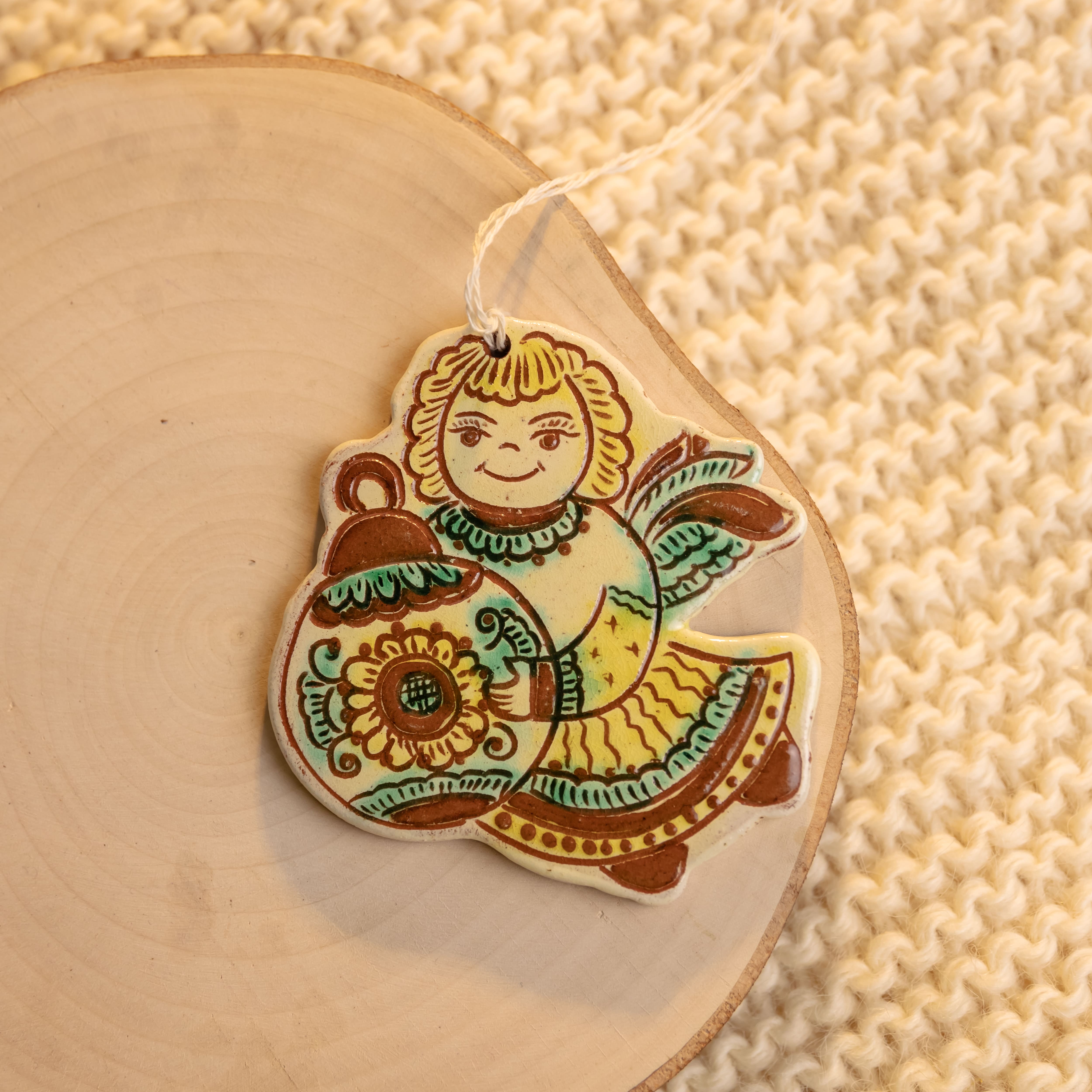 Керамічна ялинкова прикраса