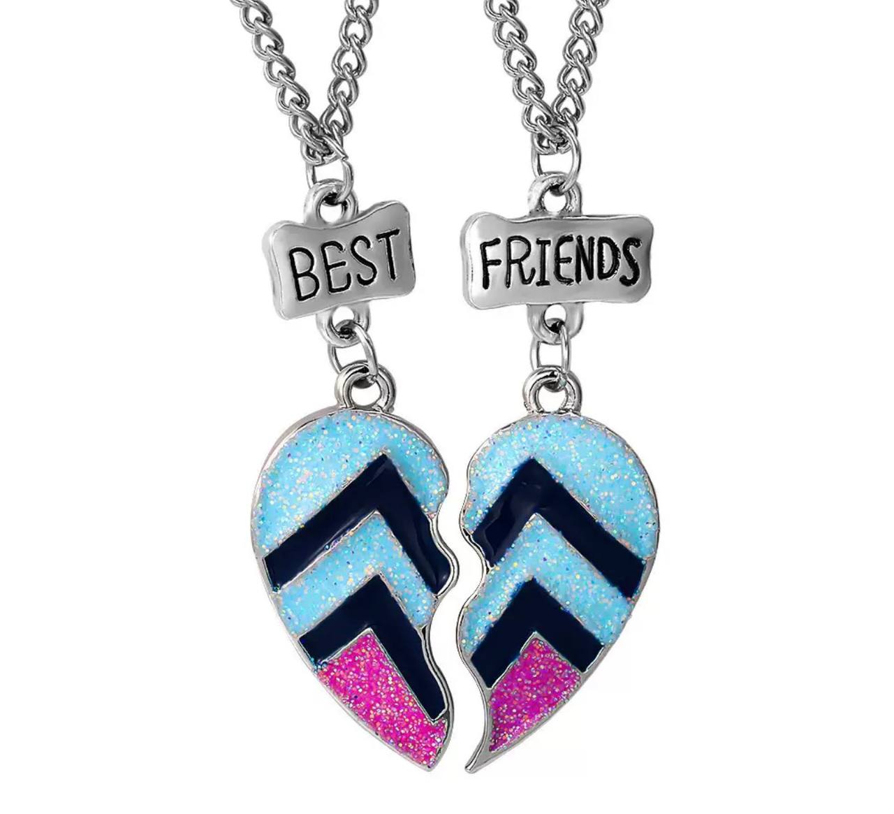 Парні кулони для найкращих друзів Best Friends, парні кулони на магніті, парні кулони для подружки
