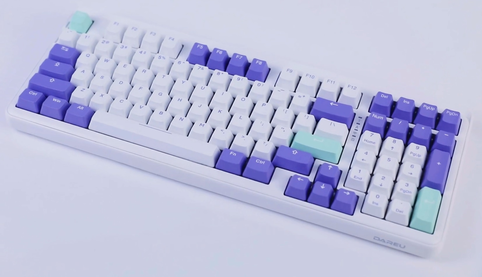 Механічна клавіатура DAREU A98 White-purple (UA)