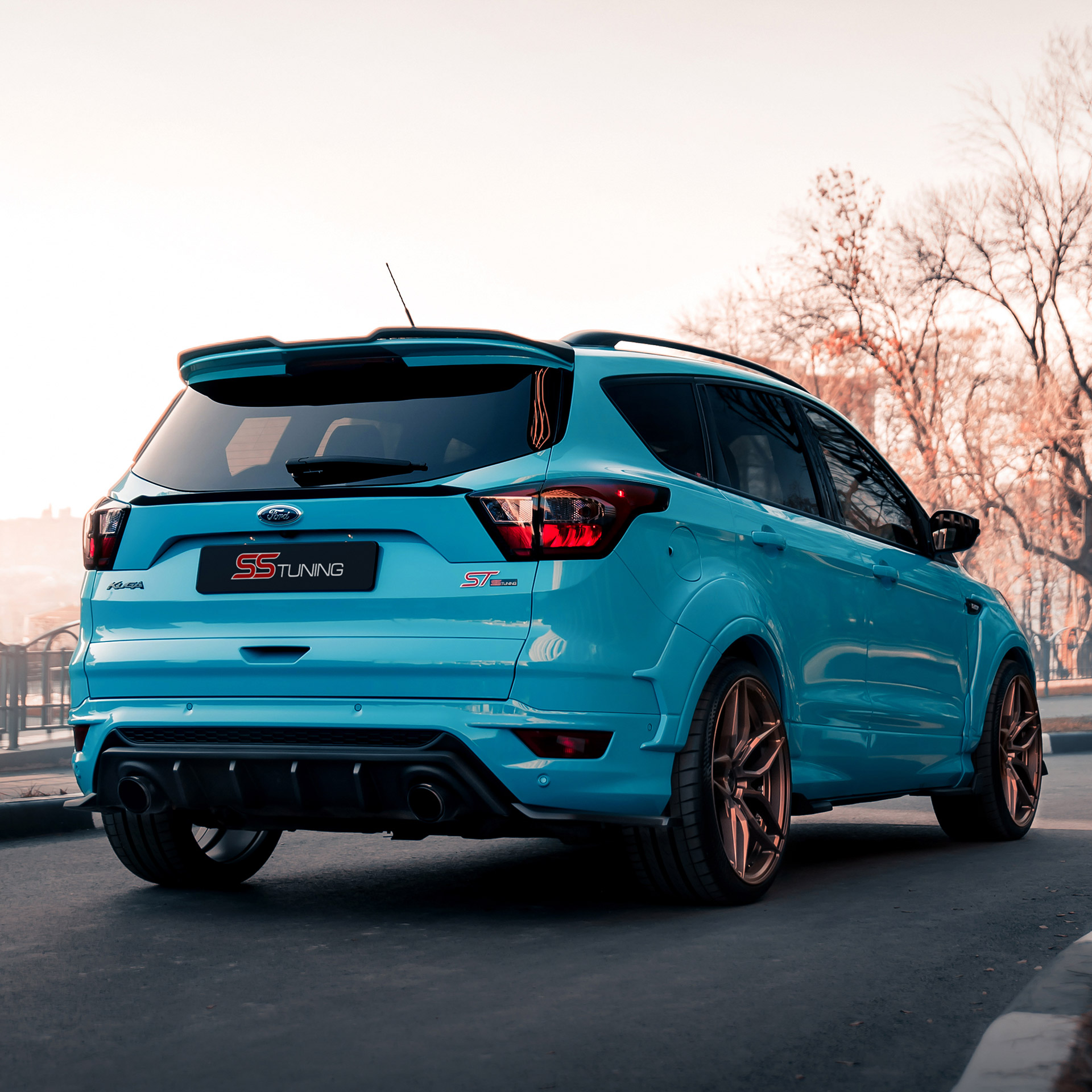 Ford Kuga/Escape ST-line 2-pieces Spoiler