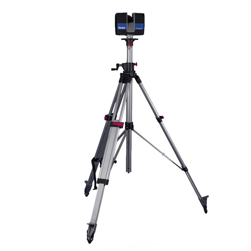 2-WAY TELESCOPE TRIPOD WITH 3D SAFETY ADAPTER FOR FARO FOCUS S AND M, FOCUS PREMIUM & CORE