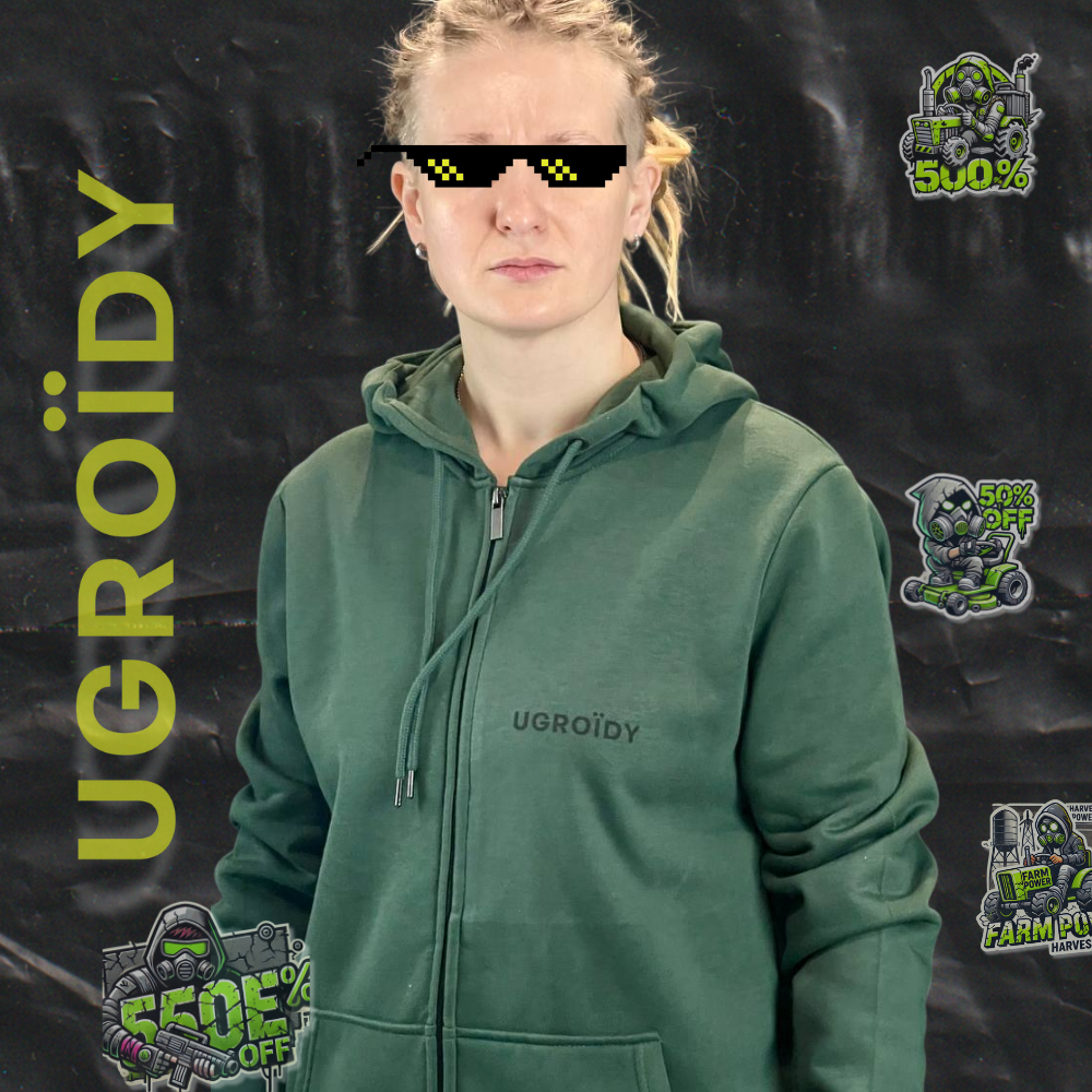 Худі UGROЇDY green