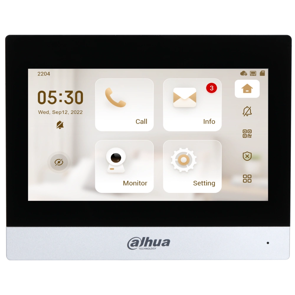 Відеодомофон Dahua DHI-VTH8621KMS-WP 7" дюймів Wi-Fi