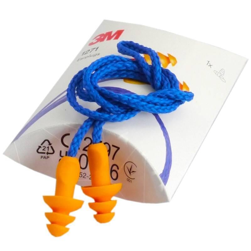 Протишумові вставки багаторазові з мотузкою SNR 25дБ 3М 1271