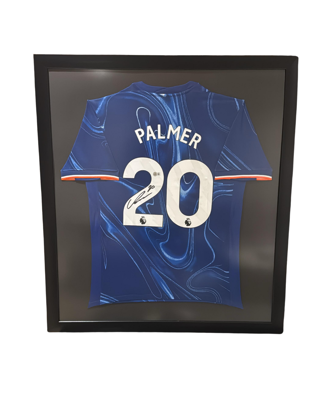 JERSEY ENMARCADO COLE PALMER  SIGNED CERTIFICADO BECKETT