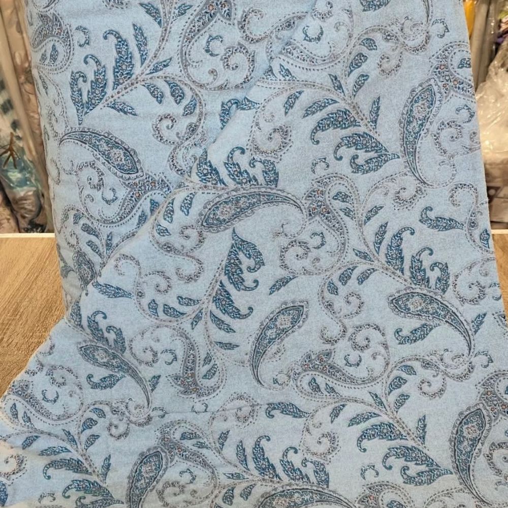 Тканина фланель-Сірий завиток