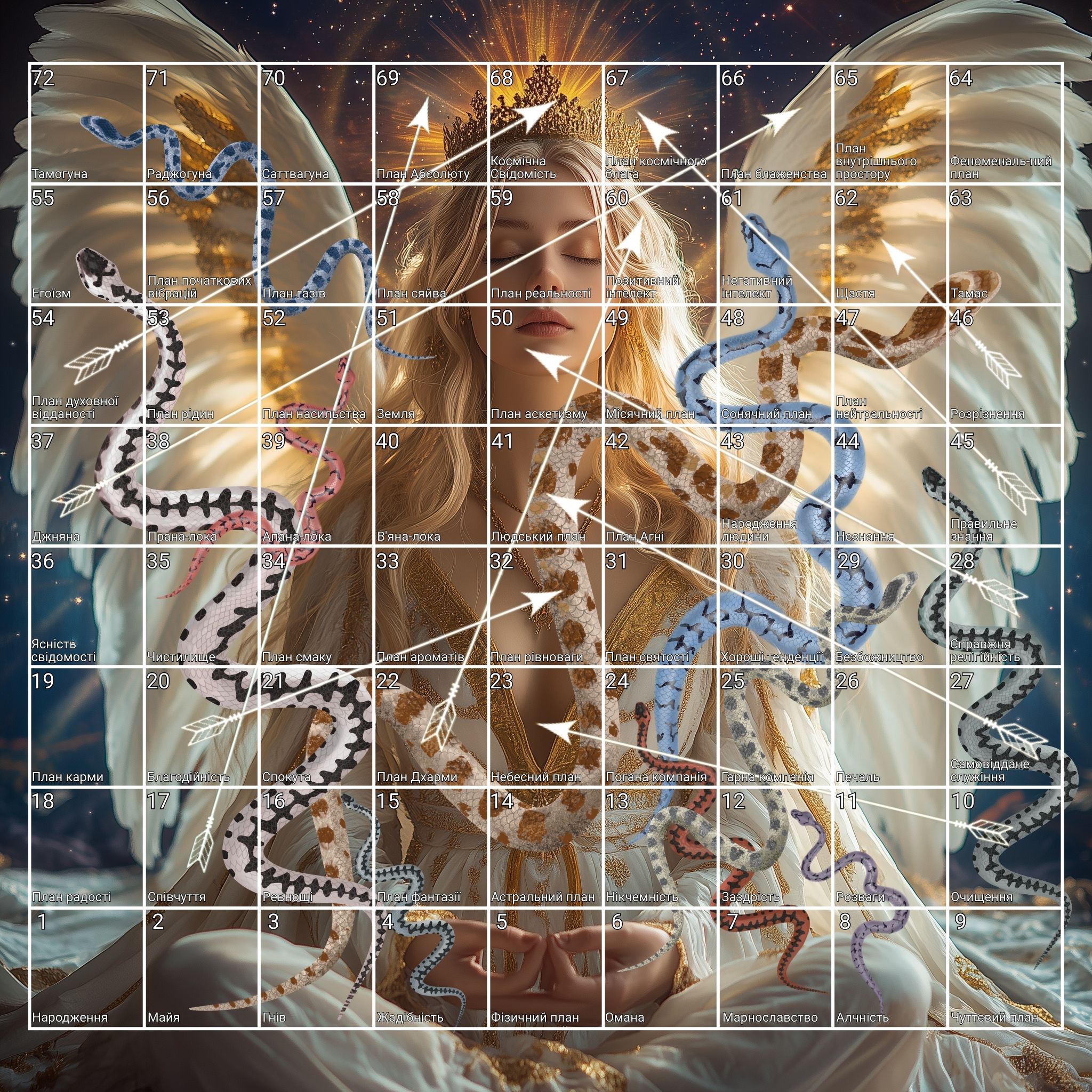 Комплект Гра Ліла укр 3х3м Габардин Поле "Крила свідомості"