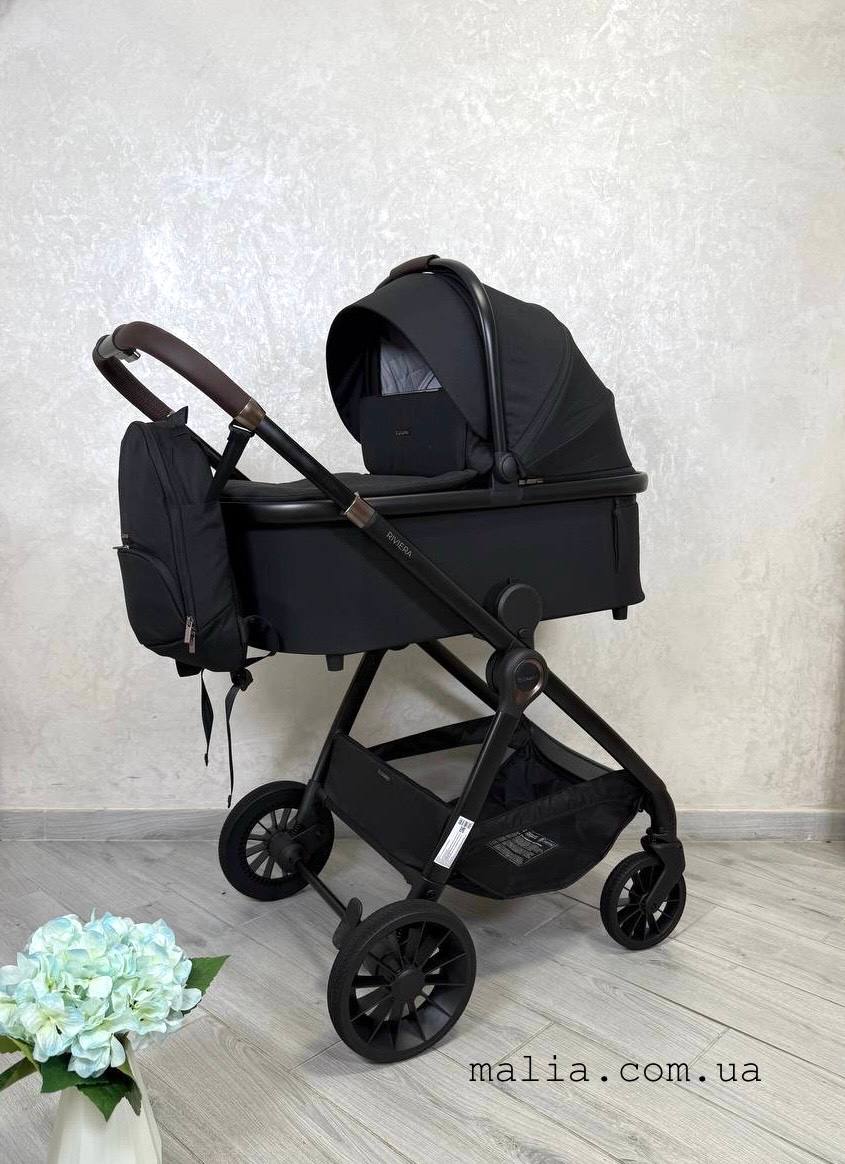 Коляска універсальна 2в1 El Camino RIVIERA ME 1183 Black
