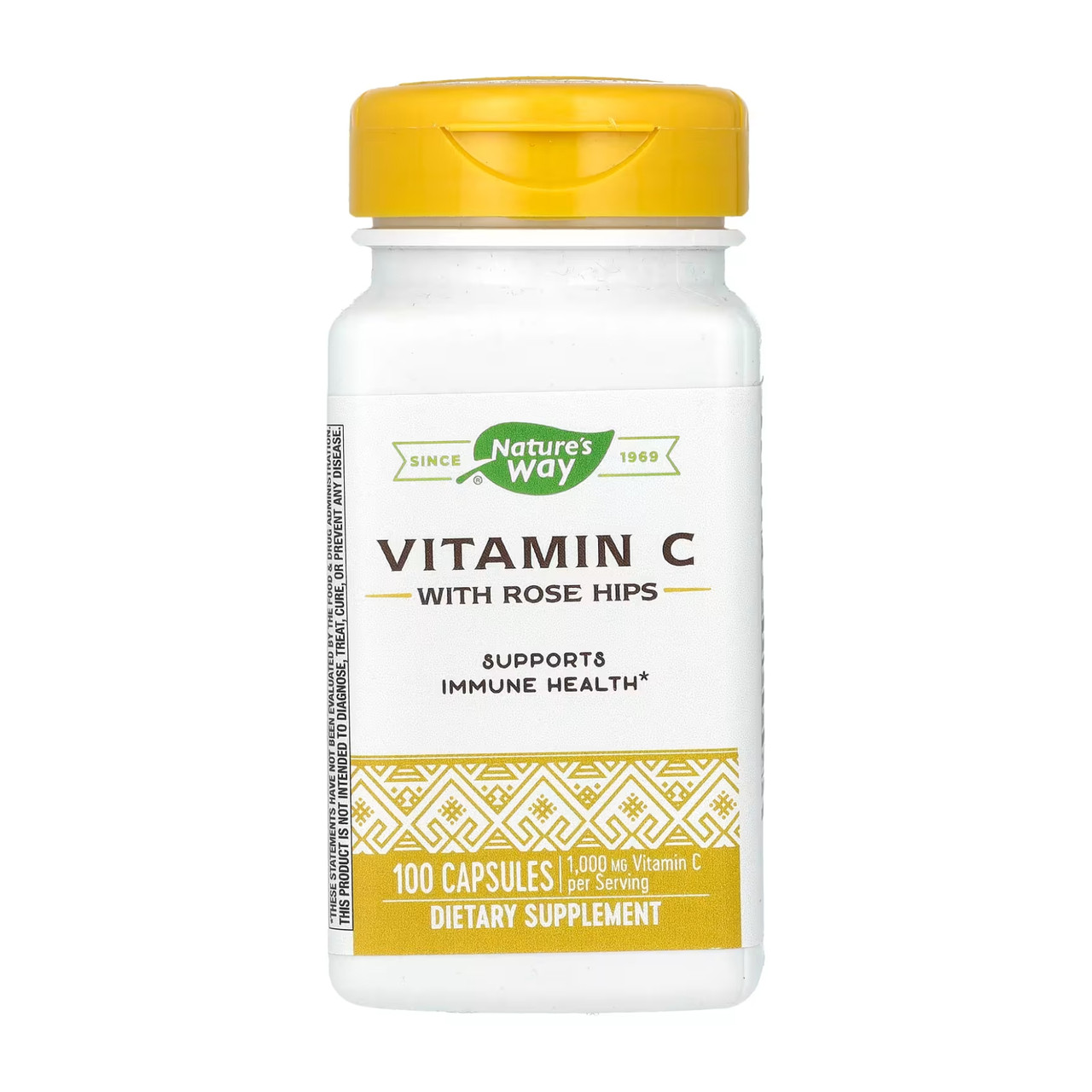 Вітамін С, Vitamin C Rose Hips - 100 caps