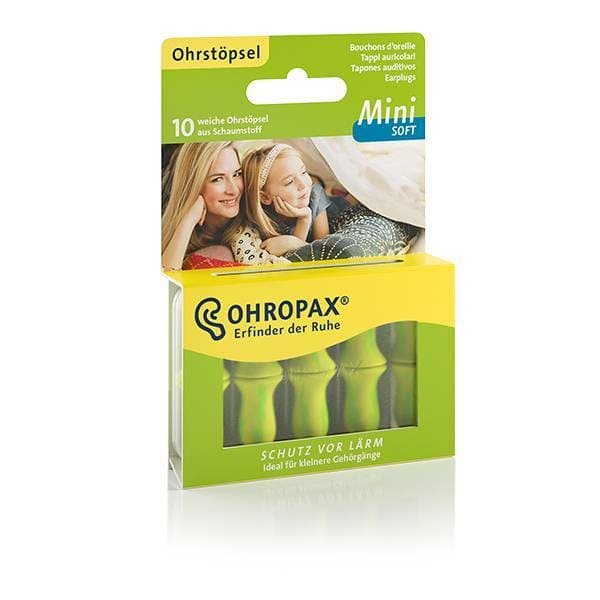 Пінні беруші для сну Ohropax Mini Soft 5 пар зеленого кольору