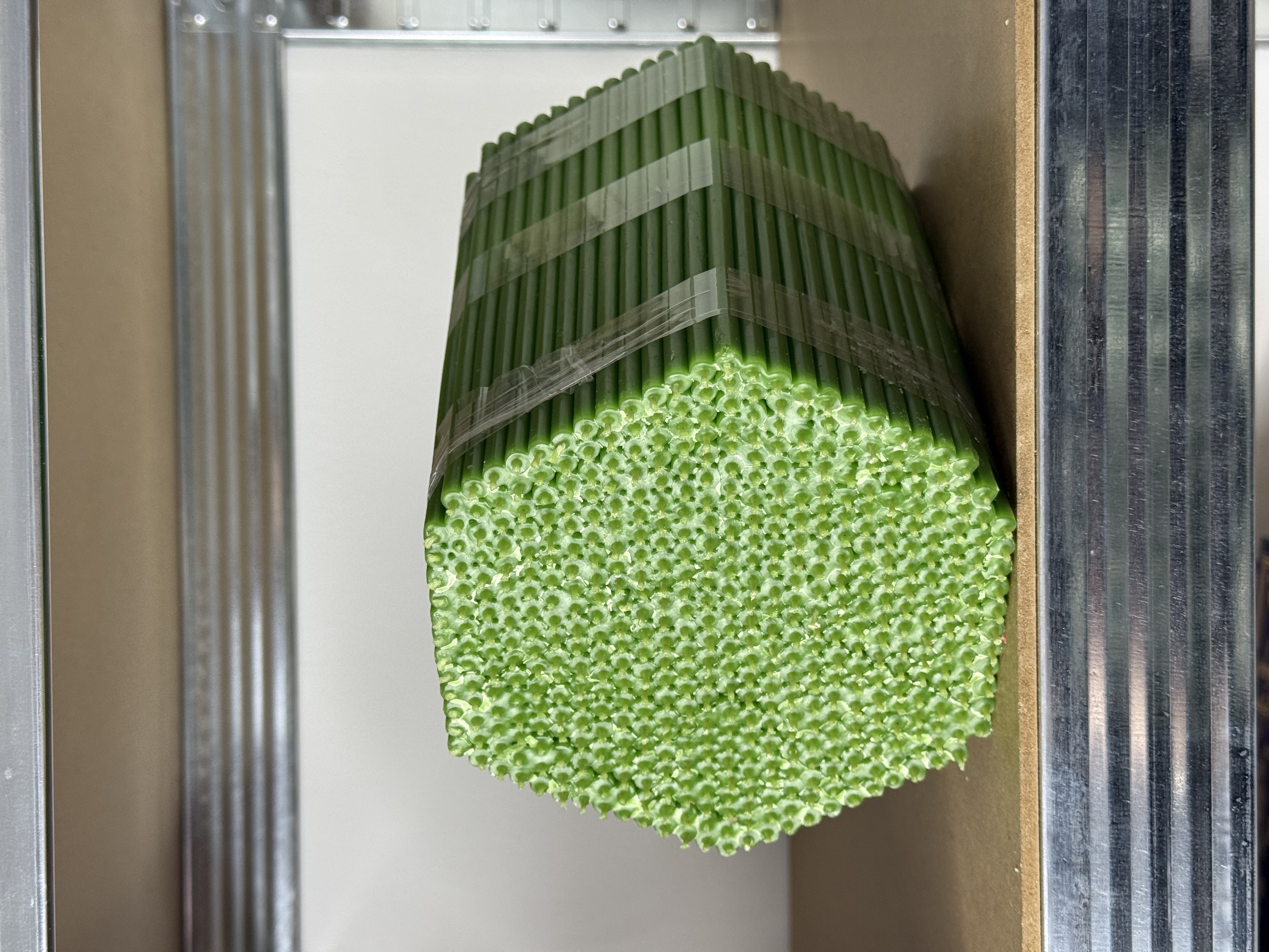 Воскові свічки 500 шт зеленого кольору