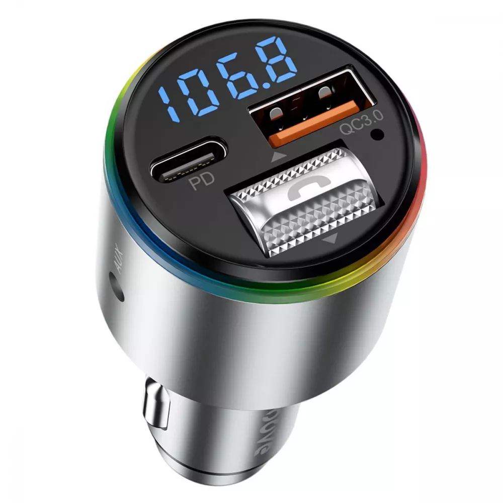 АЗП Proove FM Launcher Power Drive 30W (PD+QC3.0) Type-C+USB+AUX