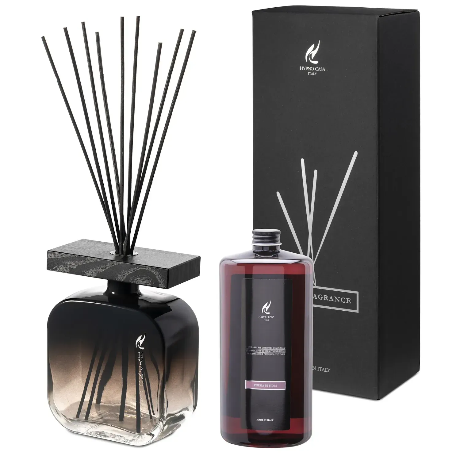 Набір Hypno Casa Poesia di Fiori: Ваза 1750 мл + парфум 1000 мл