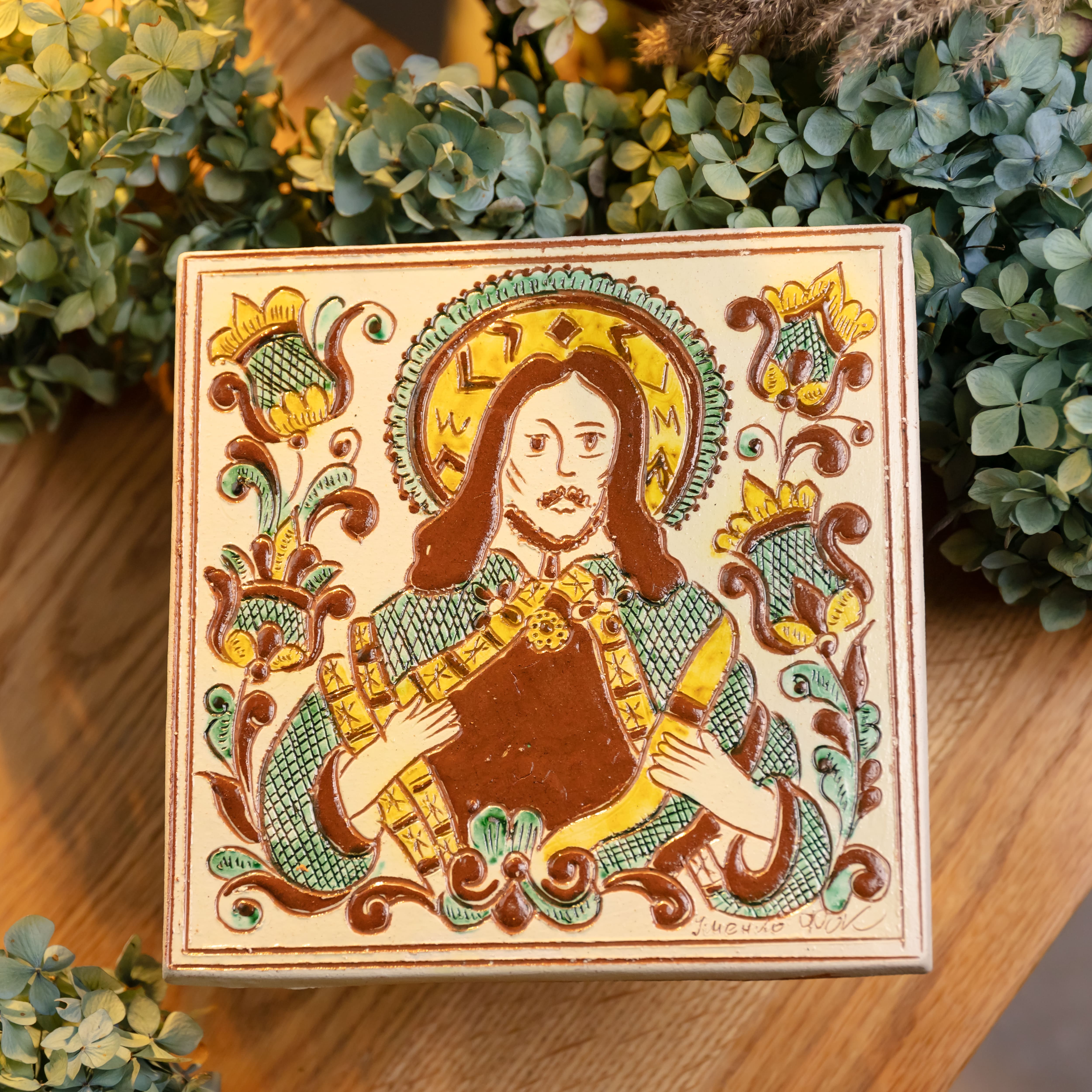 Плиточка в рамці "Ісус", 20*20 см