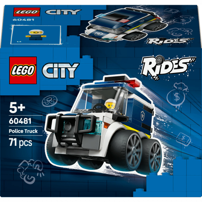Конструктор LEGO City Автівки — Поліцейська вантажівка (60481)