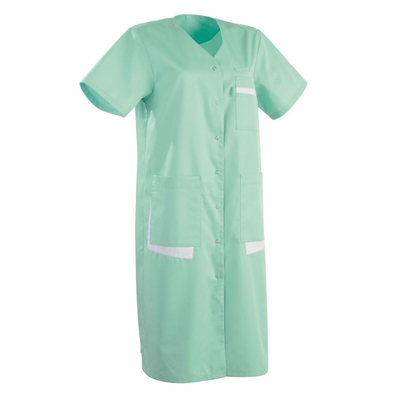 Green medical gown
