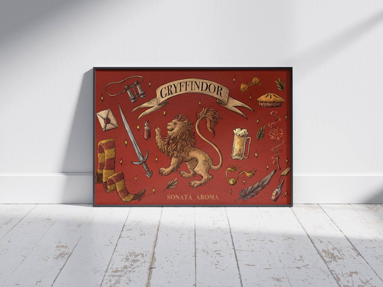 Постер з левом