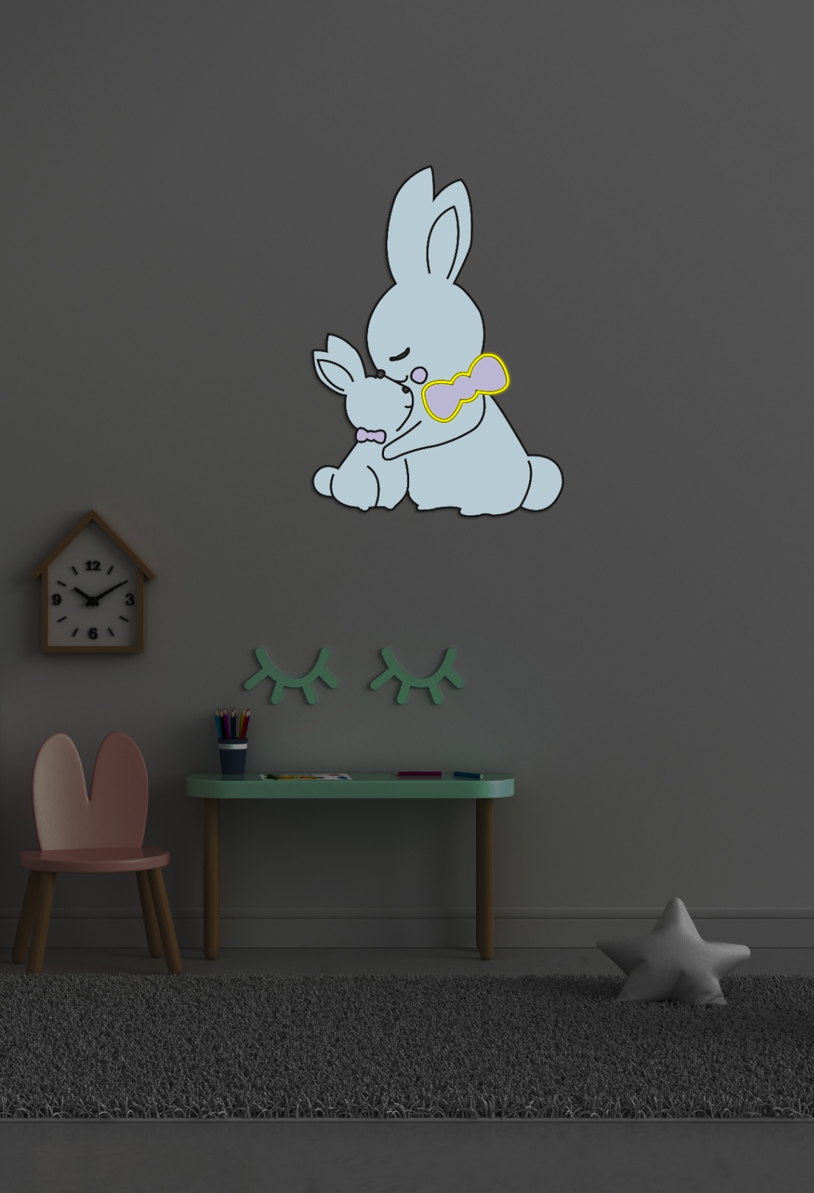 Нічник «Обійми Зайчиків»