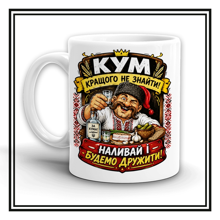 Чашка "Кума кращого не знайти"
