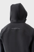 Вітровка AVECS чорна з матеріалу Softshell з капюшоном