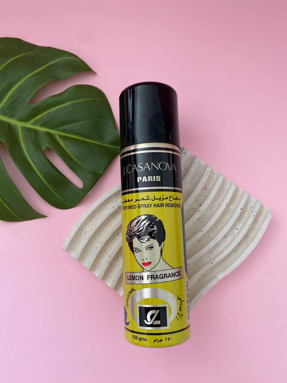 Casanova Paris spray hair remover Казанова Спрей для видалення волосся з ароматом лимона 150 мл
