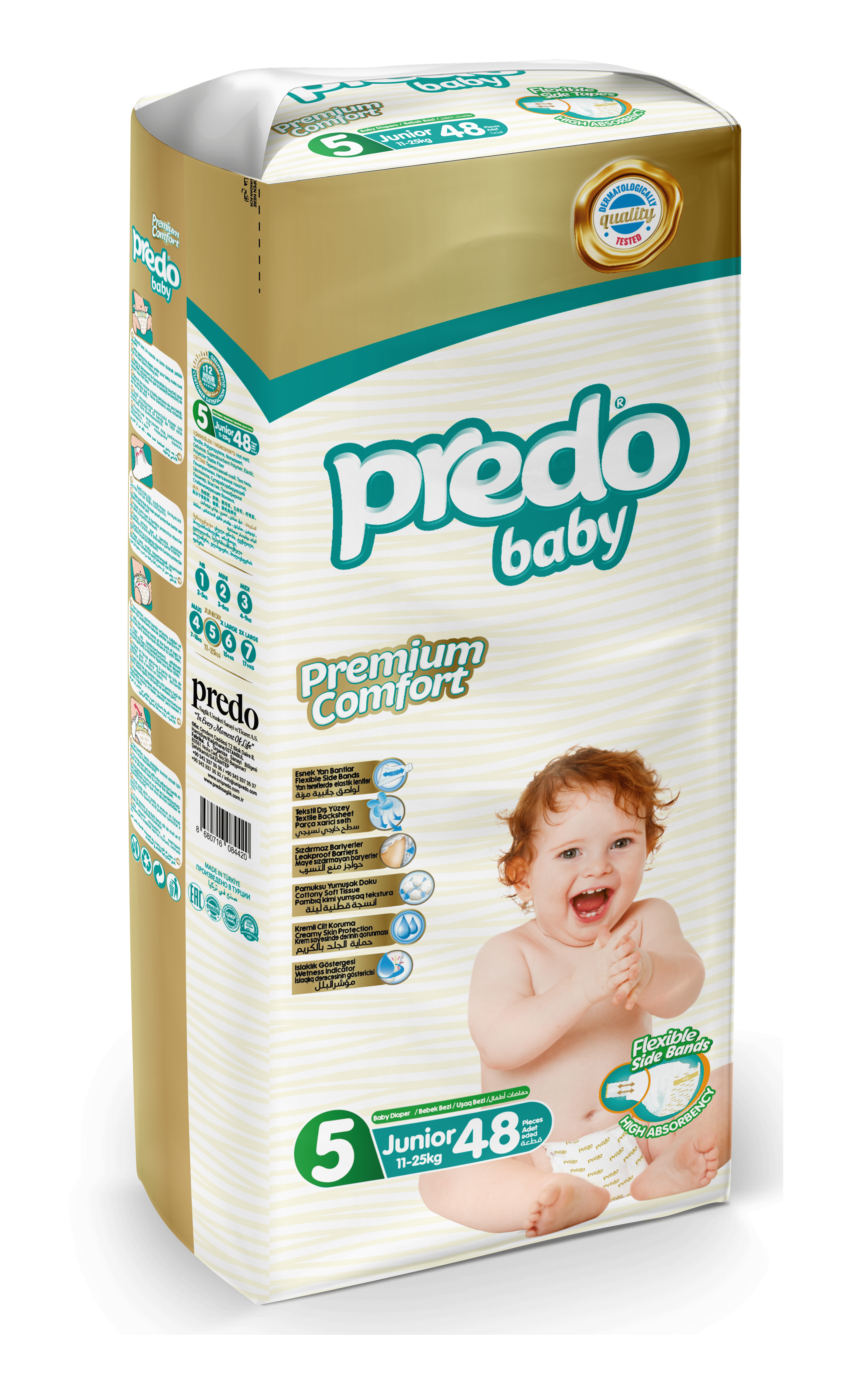 Predo Baby Premium Comfort Junior 48 szt.