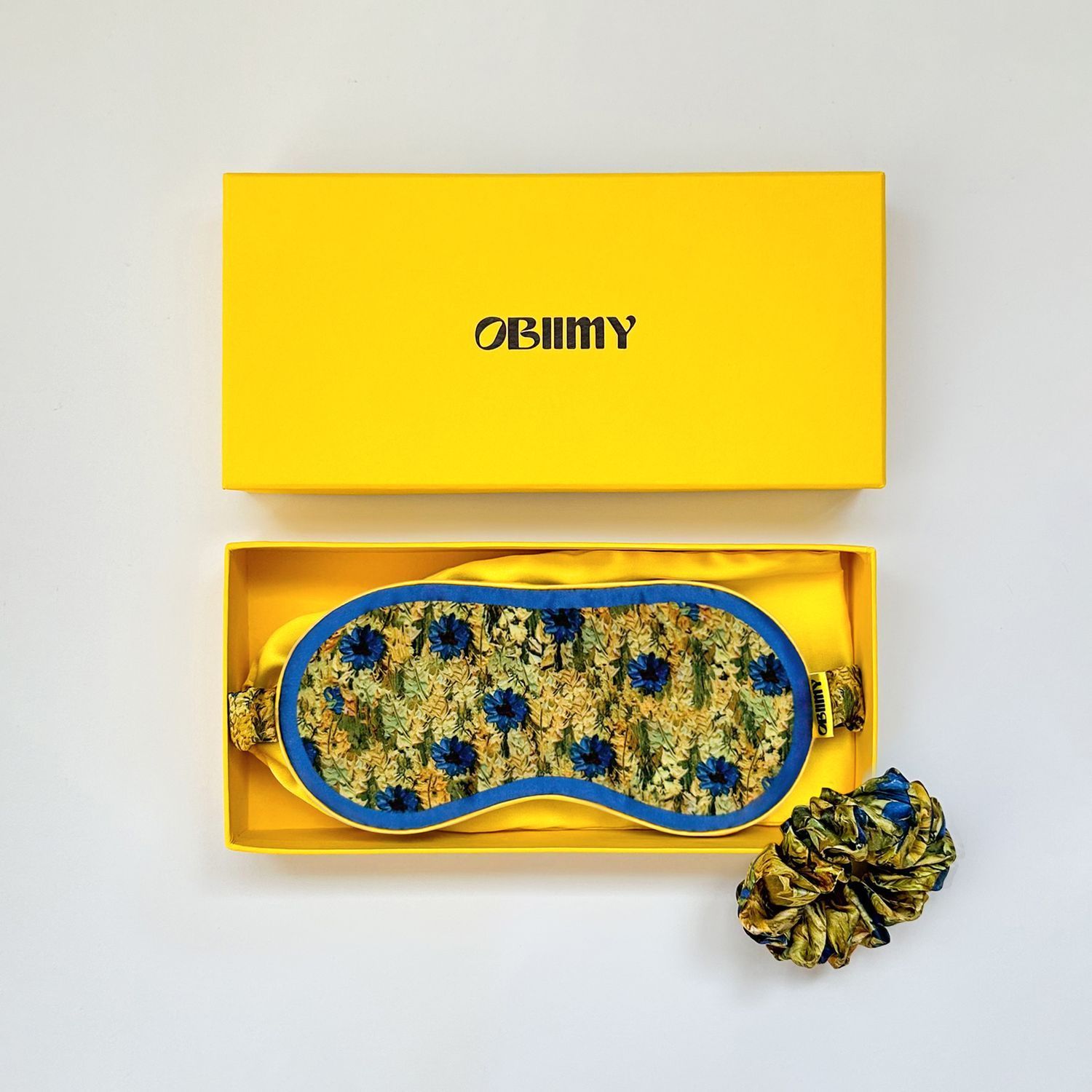 Маска для сну та шовкова резинка для волосся «Сміливість»