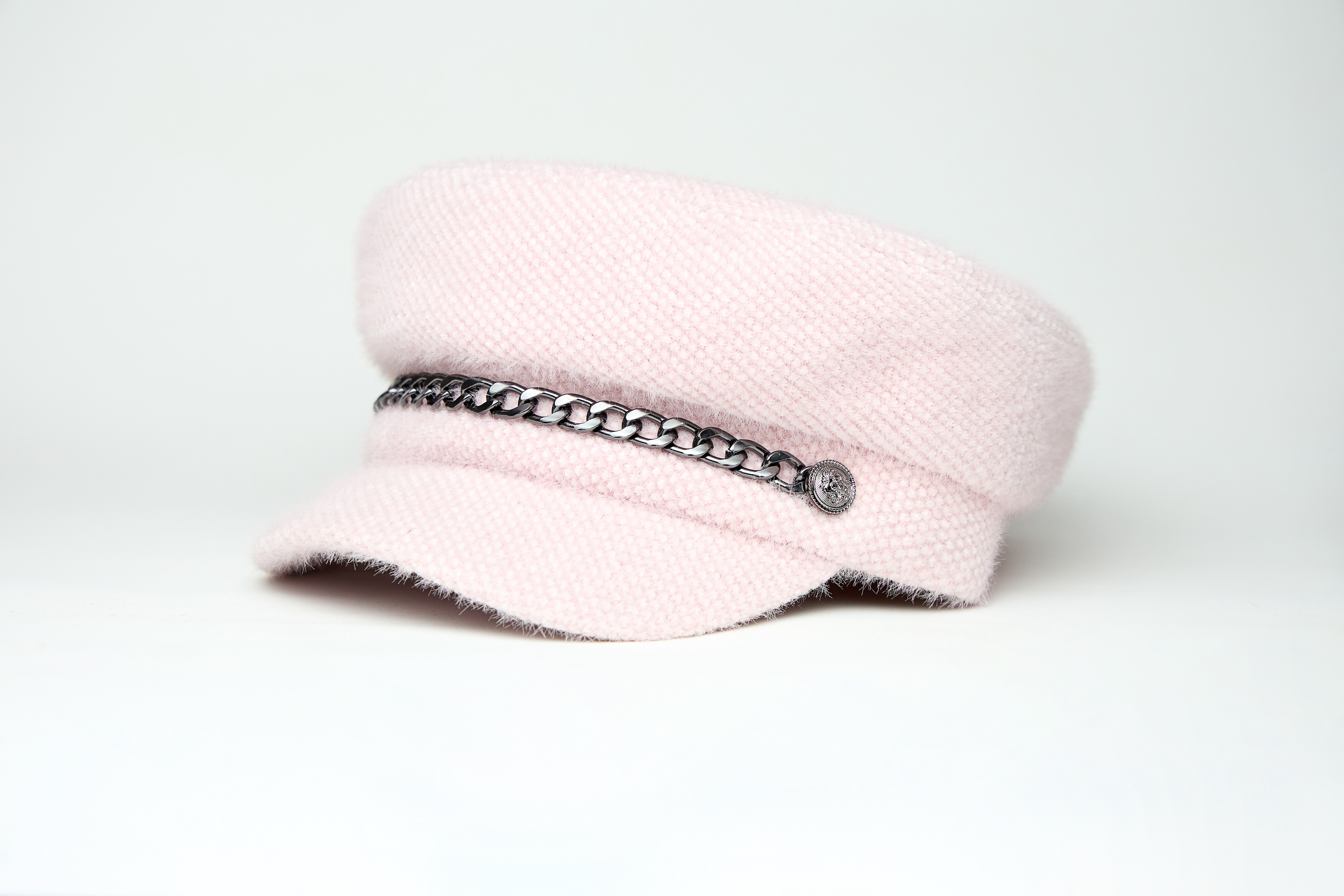 Картуз Жіночий Зимовий Пудра Мохер