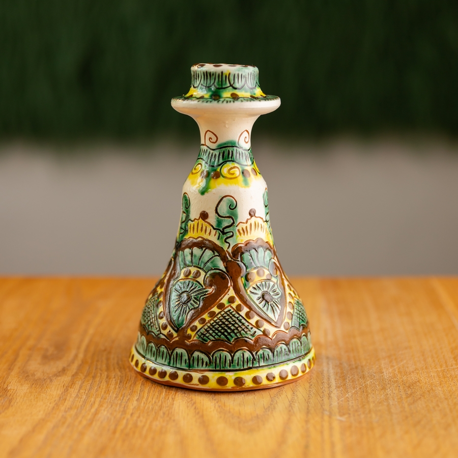 Керамічний свічник " Чічаний", 16 см