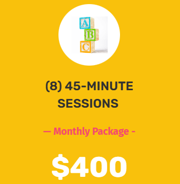 (8) 45-MINUTE Sessions - Monthly Package