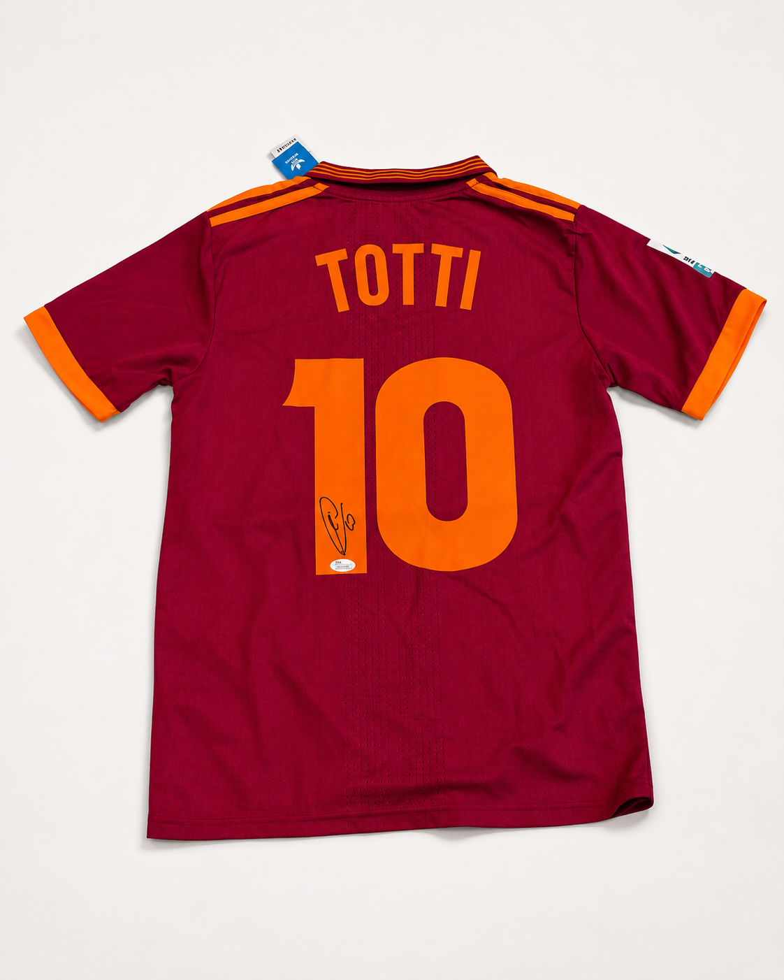 Jersey AS Roma Francesco Totti #10 FIRMADO Y CERTIFICADO JSA