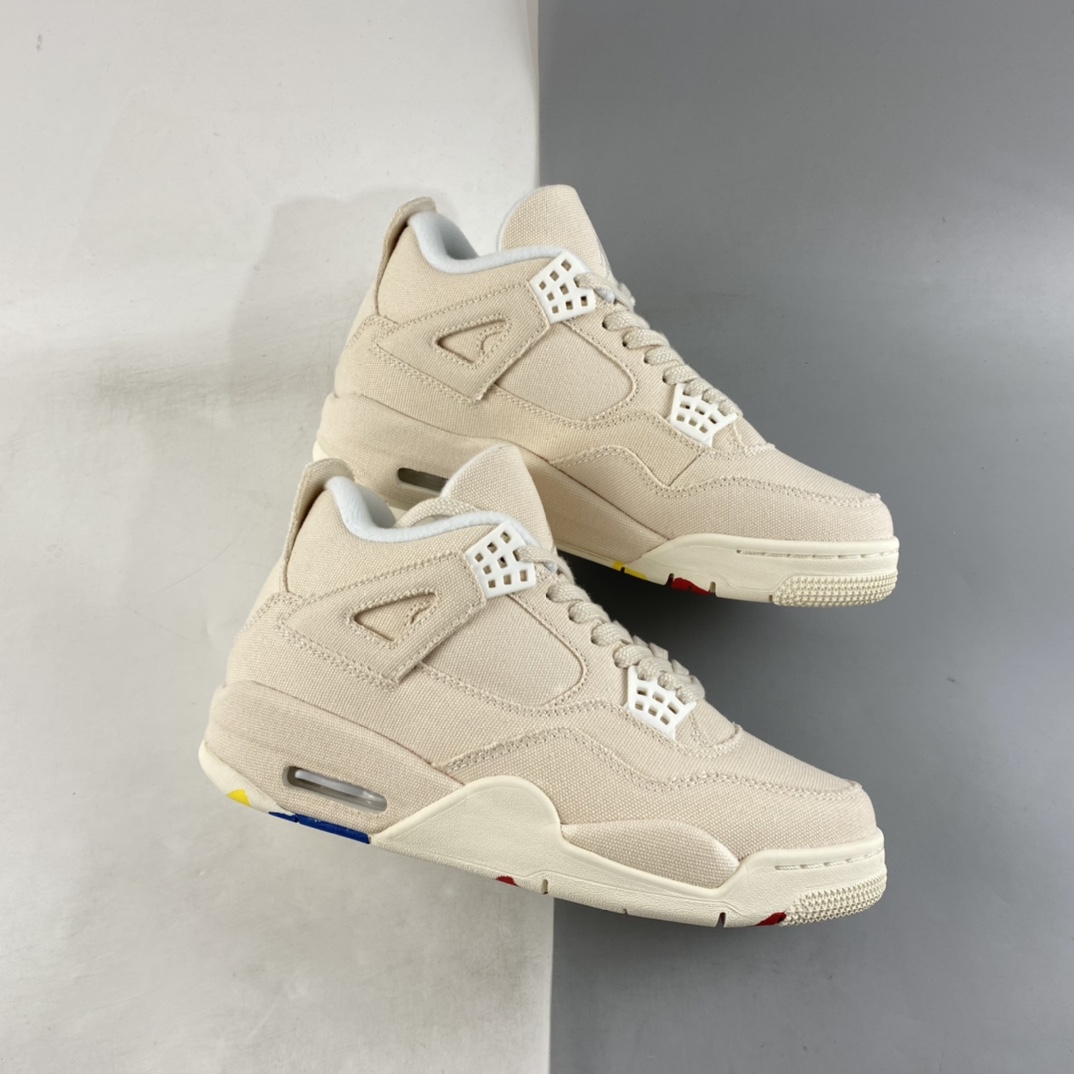 Nike Air Jordan 4 Retro “Canvas” AJ4 DQ4909-100