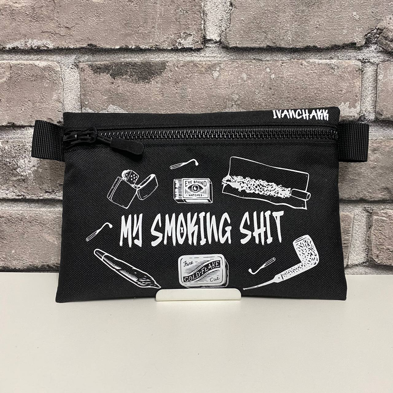 Сумка для курильних аксесуарів IVANCHAKK Black Edition