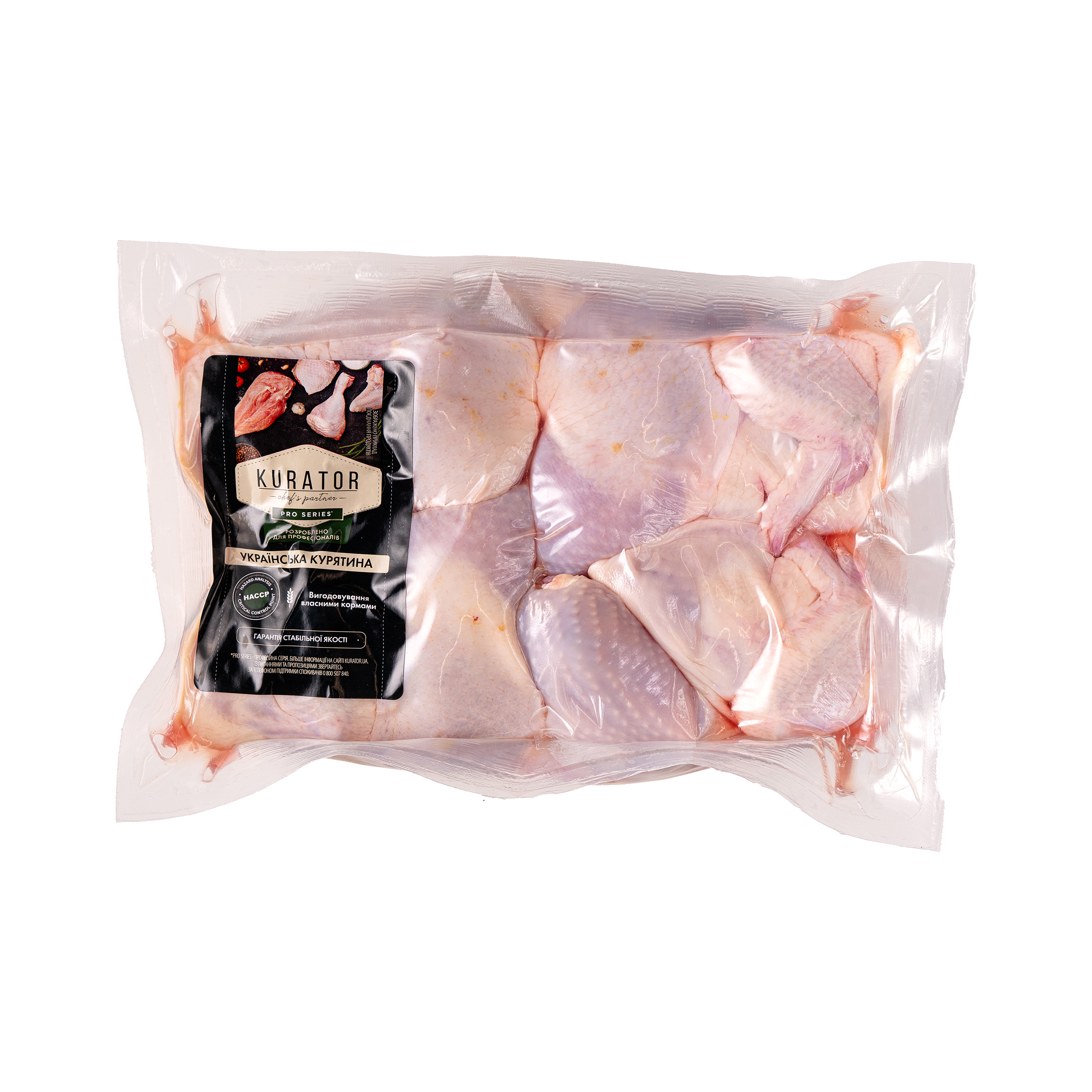 Тушка кур-бр, н/ф 0,7-0,8 кг охол 4 шт (вак пл ~3кг, п/я~12кг. Куратор)